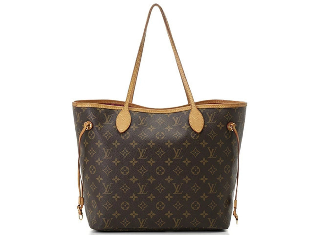 LOUIS VUITTON Neverfull Tote Bag Monogram Pivoine